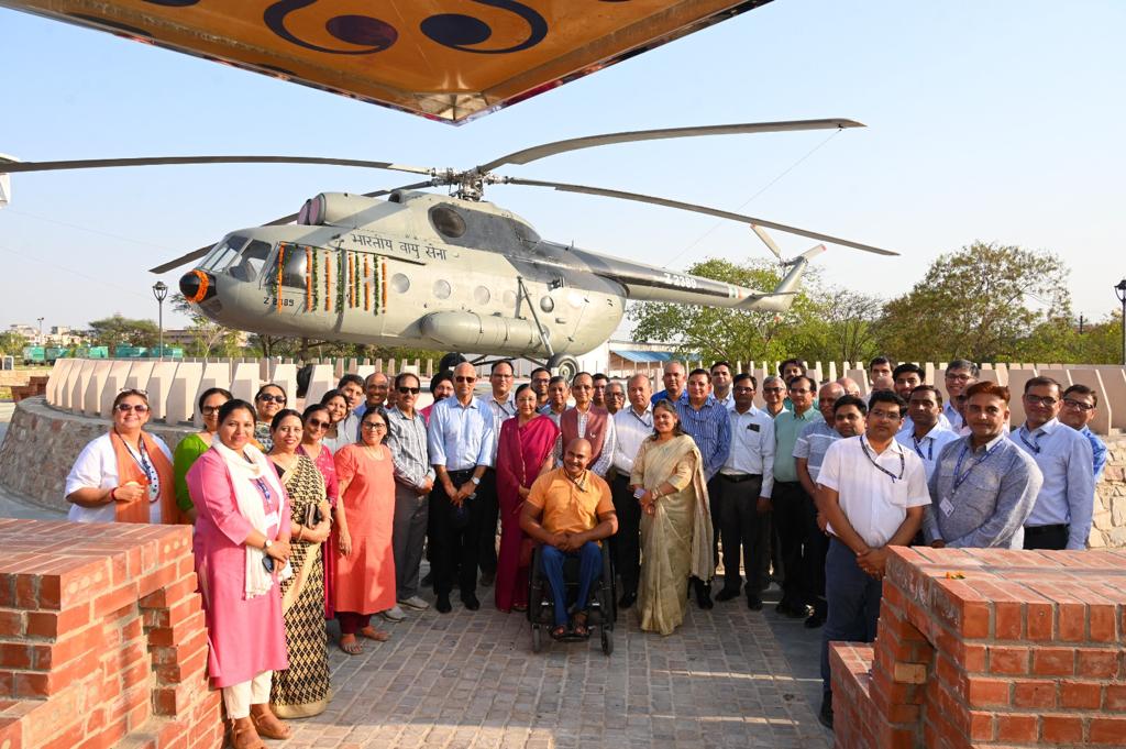 NIT_Jaipur's tweet image. The exhibition site of Pratap, “Pratap Sthal” was inaugurated on April 11, 2023, by Dr. R.K. Tyagi (@DrRKTyagiIndia), Chairman BOG, MNIT Jaipur, in the presence of Prof. N.P. Padhy, Director, MNIT, Jaipur, Prof. Sanjay Mathur, Dean P&amp;amp;D, Shri. Ramniwas Sharma,