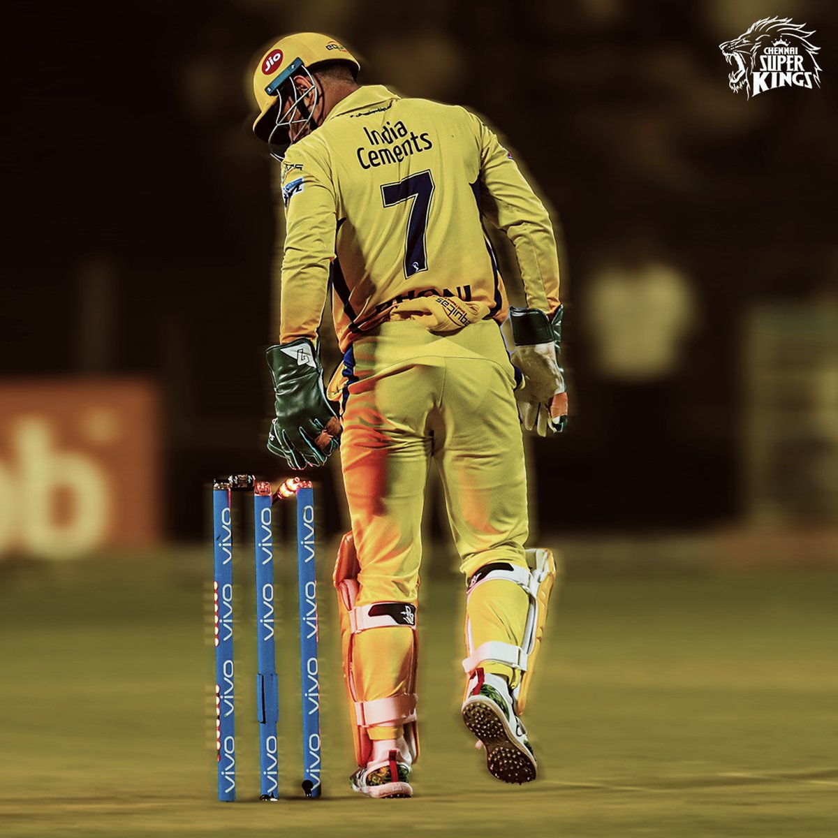 ChennaiIPL's tweet photo. Tonight is going to be LIT! 💥

#Thala200 #WhistlePodu 🦁💛 https://t.co/hQL492WeS6