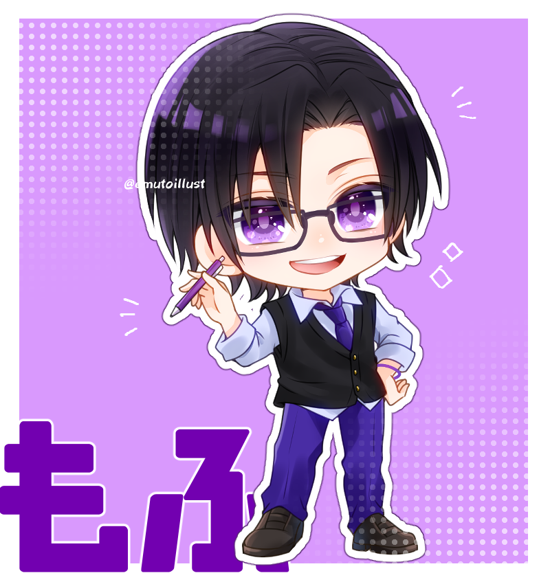 新ビジュ✨もふくん！！！！！ #からぴち #カラフルピーチ素材