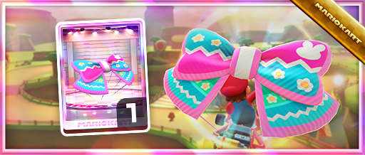 mariokarttourEN's tweet photo. A new driver, kart, and glider debuts all at once in the Spotlight Shop for the second half of the tour in #MarioKartTour! Check out Poochy, a driver that's easy to love. Check out the colorful and cute Bright Girl kart and the Bright Ribbon glider too! https://t.co/jNAI7psgpG