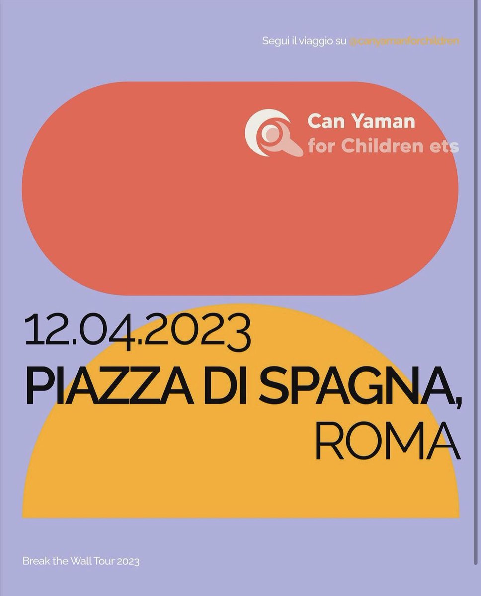 Real love for fellow man

Donating is a gesture of solidarity and closeness as well as responsibility
#CanYaman
#CanYamanForChildren

#BreakTheWallTour2023 because giving is living!  
See you today at 12:30 in #PiazzaDiSpagna #Roma