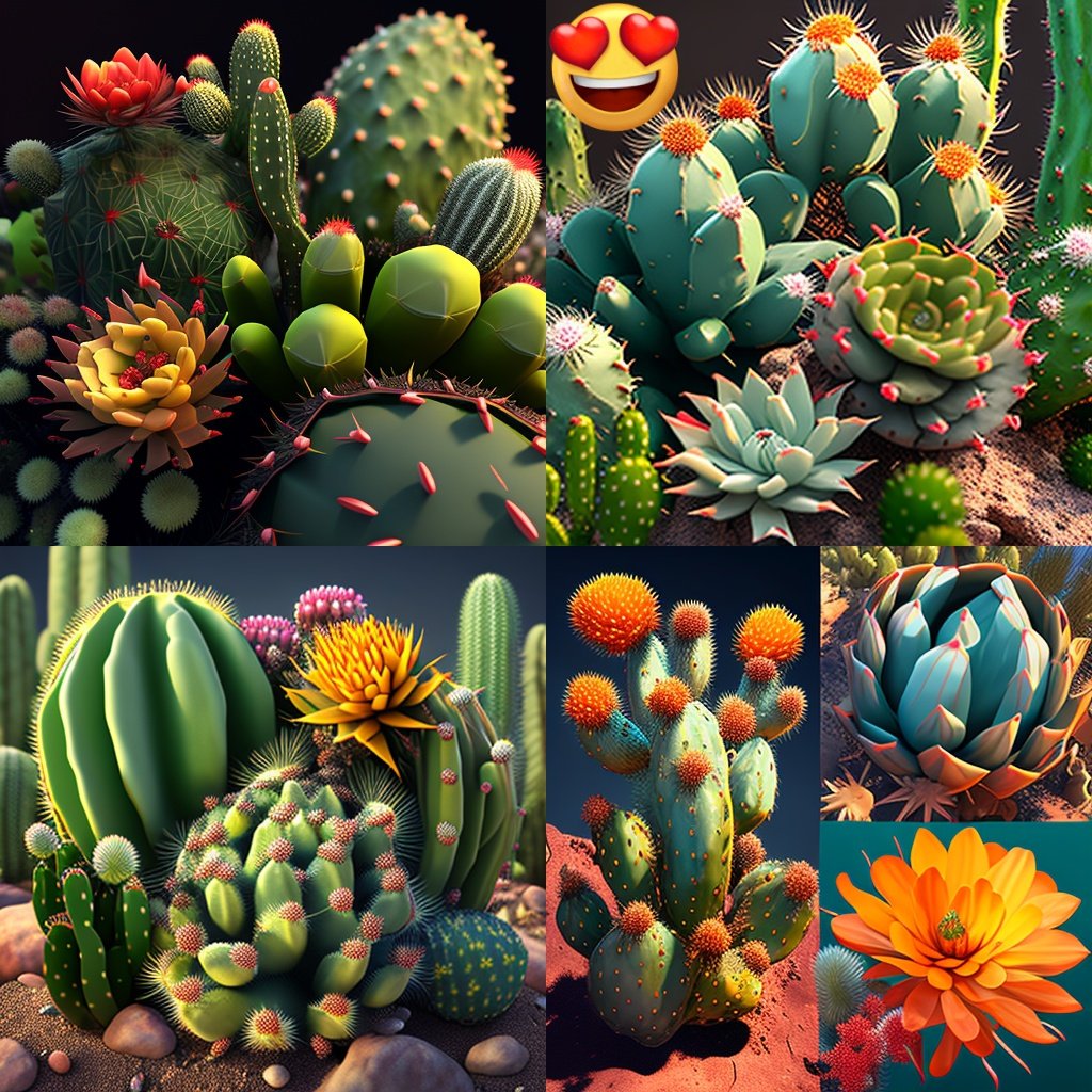 Cactus scenery 🌵
Prompt succulents and cactus in 8k

#cactus #cactuslover #colorful #AIArtwork #digitalarts #beautifulart #scenery #nature #NatureBeauty