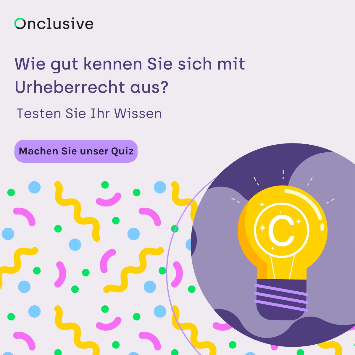 Liebe PR &amp; Comms-Expert:innen: Wie gut kennen Sie die Urheberrecht, die für Ihre Medienbeobachtung gelten?  Testen Sie Ihr Wissen 👉onclusive.typeform.com/to/iEcIPsnR?ty…
#Copyright #urheberrecht