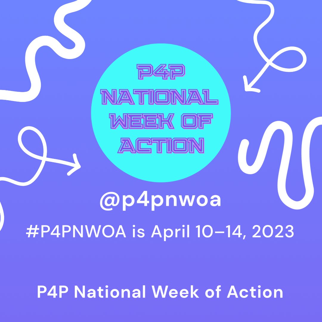 #SocialWorkStudents across the US are joining the P4P National Week of Action #P4PNWOA, April 10–14, 2023. Want to know what is happening now and how you can be involved? Visit linktr.ee/p4pnwoa @P4PNational