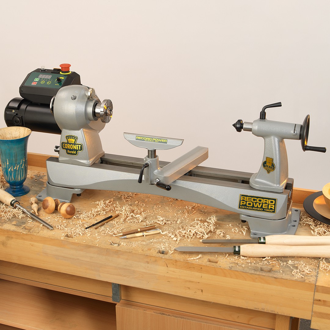 RecordPower's tweet photo. ๐๐ถ๐ฑ ๐๐ผ๐ ๐ธ๐ป๐ผ๐?
The Coronet Herald lathe can be operated in a compact, bench-mounted format with use of the optional 16012 Bench Feet.
๐ https://t.co/cfmGVW8Ihc
๐ https://t.co/82NO0zYVN2
#RecordPower #Woodturning #CoronetHerald https://t.co/85kYCYQVcv