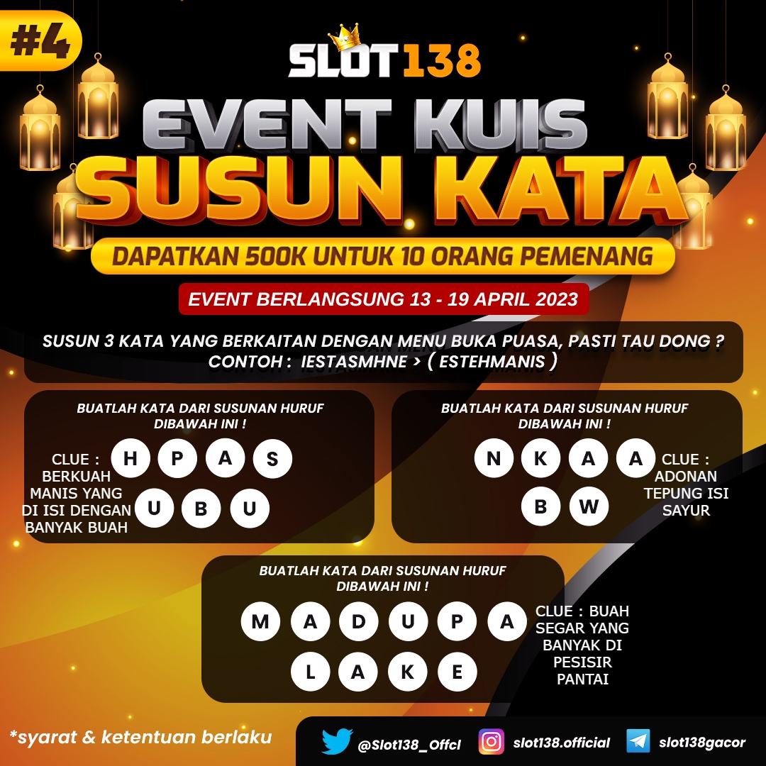 Slot138_sus01's tweet photo. SAMBIL PUASA BISA DAPAT E-WALLET SECARA CUMA-CUMA SETIAP MINGGU 😳

Dimana lagi kalo bukan di #SLOT138 suka bagi bagi cuan 

cek rules dibawah ya ⬇️ 
PART#4 https://t.co/bWnhHKOyyh