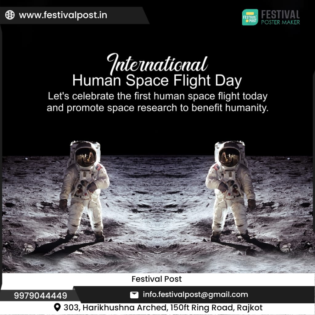 'Space travel is life-enhancing, and anything that's life-enhancing is worth doing. It makes you want to live forever.'

Android: shorturl.at/zDPZ7
iPhone: apps.apple.com/in/app/festiva…

#InternationalDayofHumanSpaceFlight
#DayOfHumanSpaceFlight
#HumanSpaceFlight
#HumanSpace