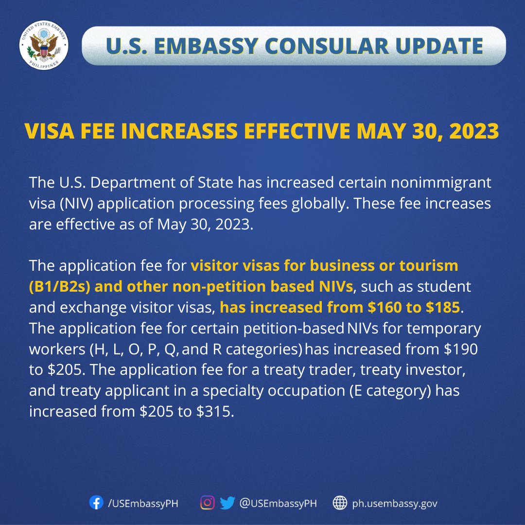 U S Embassy In The Philippines On Twitter Effective May 30 2023 u-s-embassy-in-the-philippines-on-twitter-effective-may-30-2023