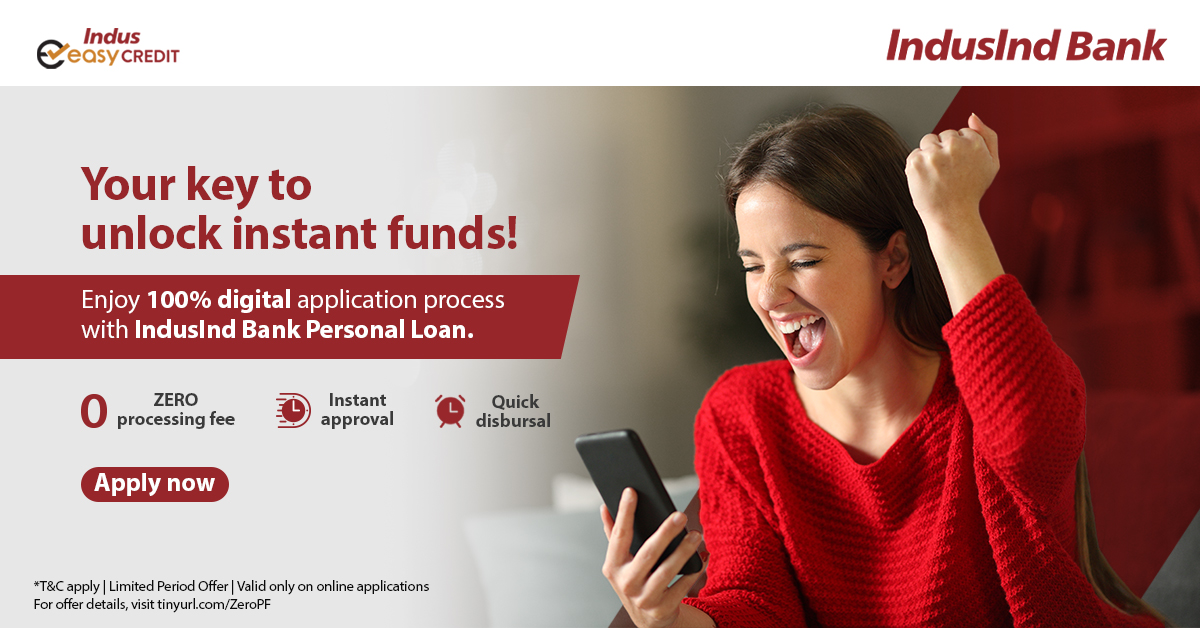 Need funds for your next adventure? Apply for IndusInd Bank Instant ...