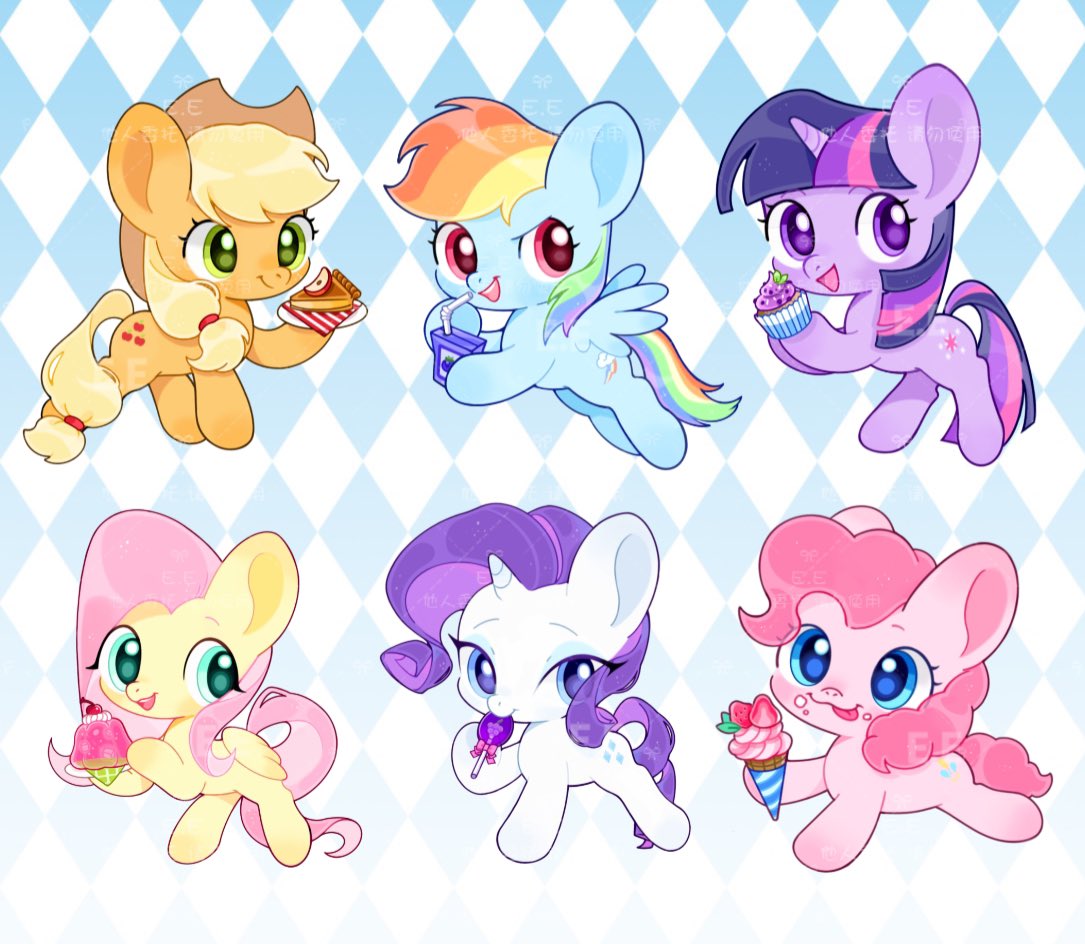 Ee_e404's tweet photo. I want to eat them！！🍒🫐😍
#mylittepony #mlp https://t.co/sAr7qjGten