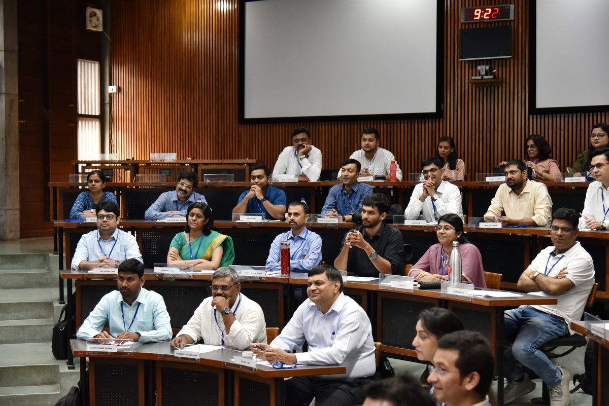 IIMAhmedabad's tweet photo. We welcome the participants of the 43rd Faculty Development Programme in Pedagogy and Research Methods. 
We wish all the participants a great learning experience.
Here are some glimpses of the welcome session.
#fdp #facultydevelopment #iima https://t.co/NgthR8fcUq