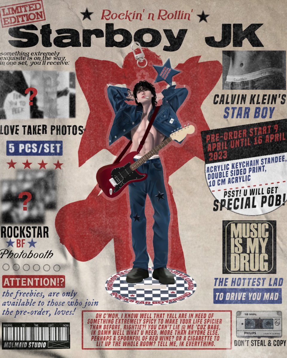 {help rt💋}

★ 𝐒𝐓𝐀𝐑𝐁𝐎𝐘 𝐉𝐊 𝟐𝐢𝐧𝟏 𝐒𝐓𝐀𝐍𝐃𝐄𝐄 𝐊𝐄𝐘𝐂𝐇𝐀𝐈𝐍 🎸

🦹🏻 INA🇮🇩 𝗣𝗢 𝟵 - 𝟭𝟱 𝗮𝗽𝗿𝗶𝗹 𝟮𝟬𝟮𝟯 @ 𝗴𝗳𝗼𝗿𝗺.
➡️ docs.google.com/forms/u/0/d/1N…

★🪩 WORLDWIDE SHIPPING📦
🐕‍🦺 𝗽𝗼 𝘀𝘁𝗮𝗿𝘁 𝟭𝟯- 𝟮𝟰 𝗮𝗽𝗿𝗶𝗹 𝟮𝟬𝟮𝟯
➡️ Group Orders please DM. thx💋