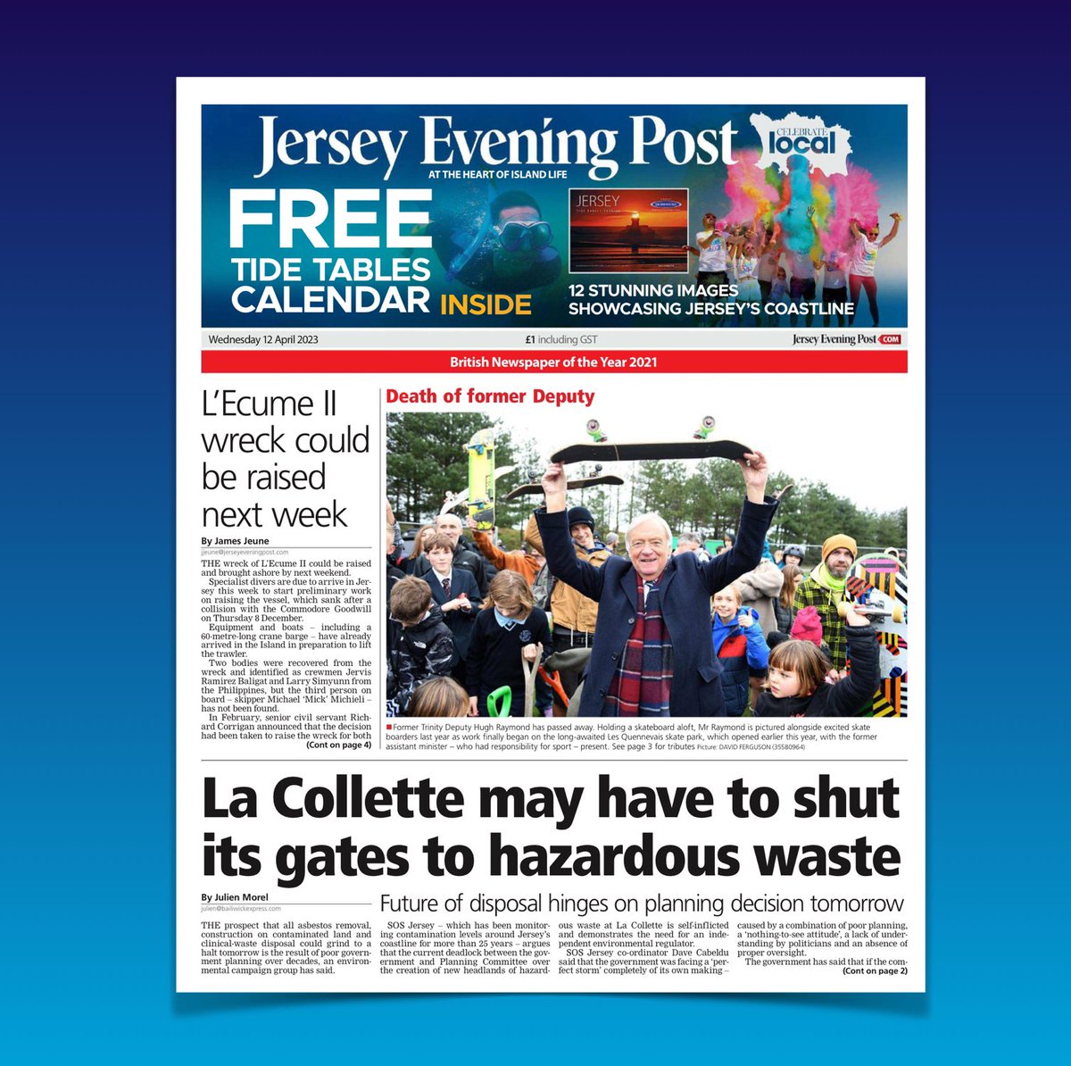 Pick up your free tide tables calendar in today’s <a href="/JEPnews/">jepnews</a> 😃