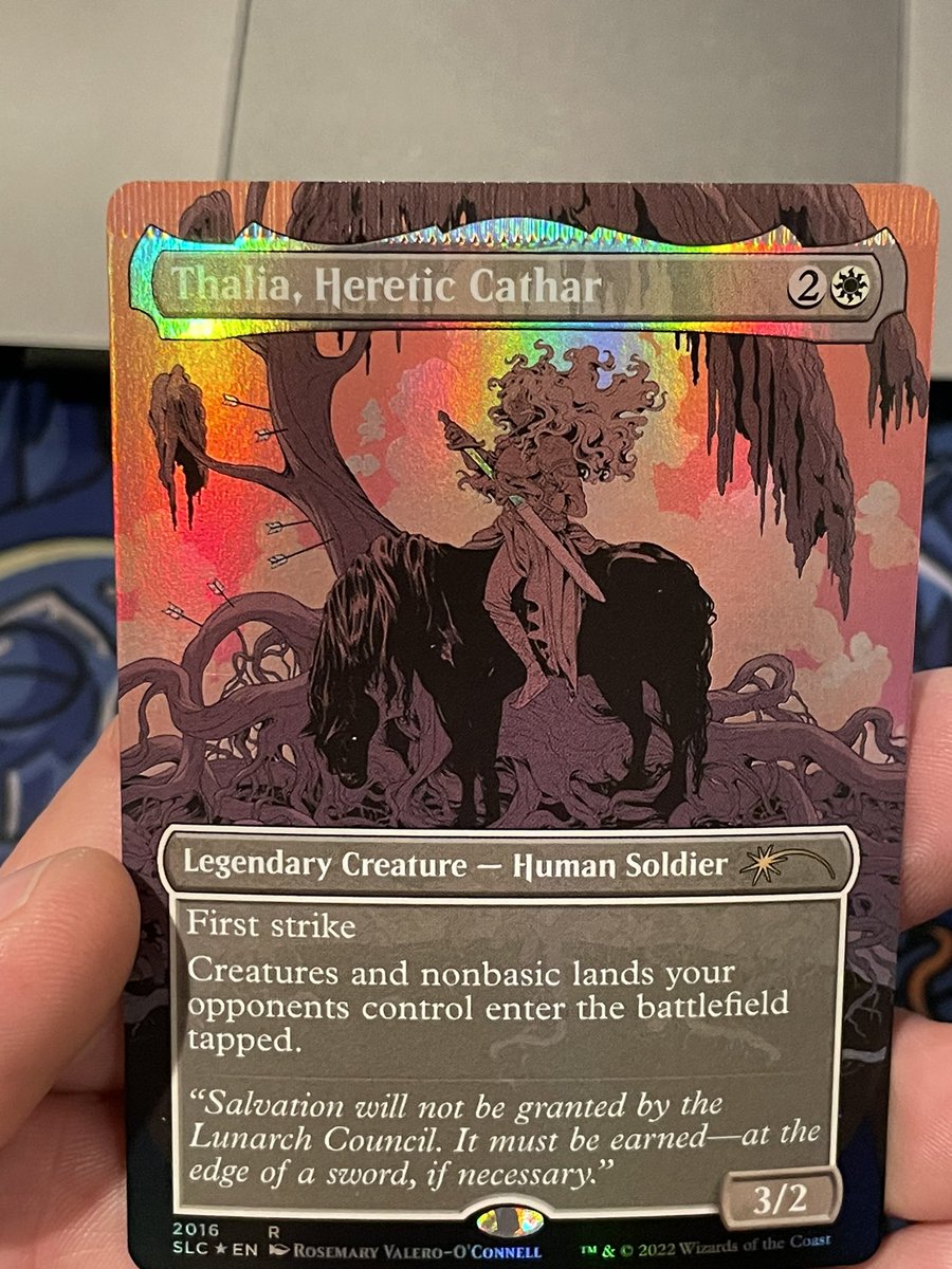 r4wk5t4r's tweet image. Opened a cool crimp today but don’t have a home for it. Anyone into this kind of thing? #mtg #error #crimp