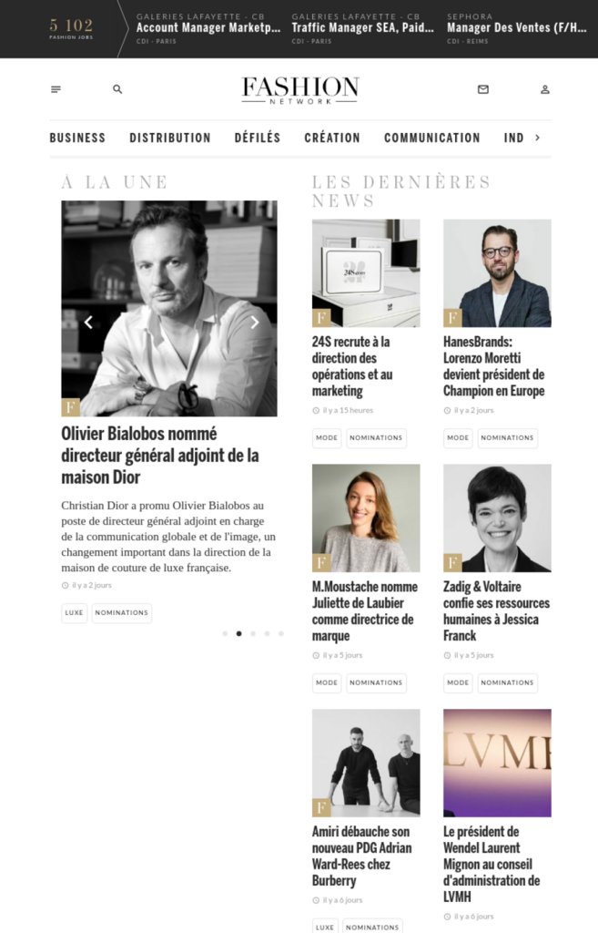 #MercrediMove : les derniers mouvements #Mode #Luxe en une image ! #Recrutement ift.tt/mVYC7Pu
