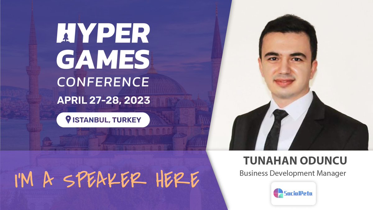 SocialPeta (@social_peta) on Twitter photo 🤗 We are thrilled to announce that <a href="/tunahanoduncu/">Tunahan Oduncu</a> , our Business Development Manager will join the Hyper Games Conference panel discussion!
📆 April 27th
📍 Istanbul, Turkey
Stay tuned and see you there! 🙌
#casualgames #mobilemarketing #mobilegames #digitalamarketing #gamedev 🤗 We are thrilled to announce that <a href="/tunahanoduncu/">Tunahan Oduncu</a> , our Business Development Manager will join the Hyper Games Conference panel discussion!
📆 April 27th
📍 Istanbul, Turkey
Stay tuned and see you there! 🙌
#casualgames #mobilemarketing #mobilegames #digitalamarketing #gamedev