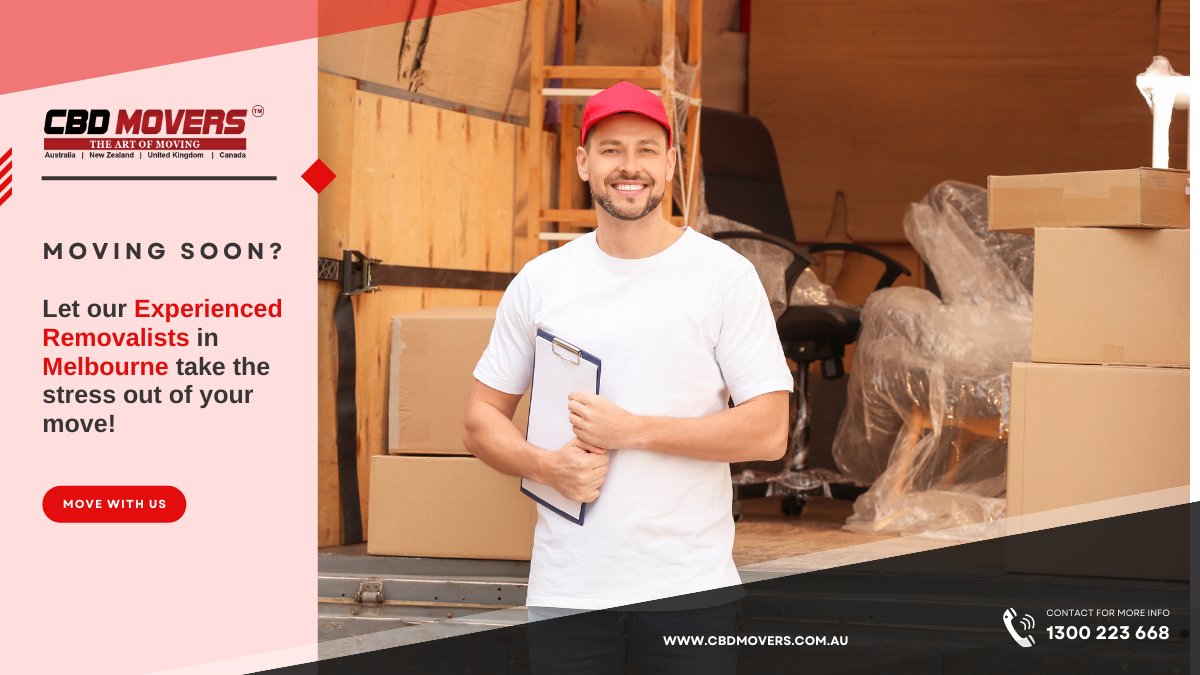 💁‍♂️Relax and leave the heavy lifting to our skilled #RemovalistsMelbourne. 

📲 1300 CBD Movers
🌎 cbdmovers.com.au

#movingservices #removals #removalists #Melbourne #Australia #cbdmovers #CBDMoversAus #ProfessionalMovers #RelocationSpecialists #HassleFreeMoving