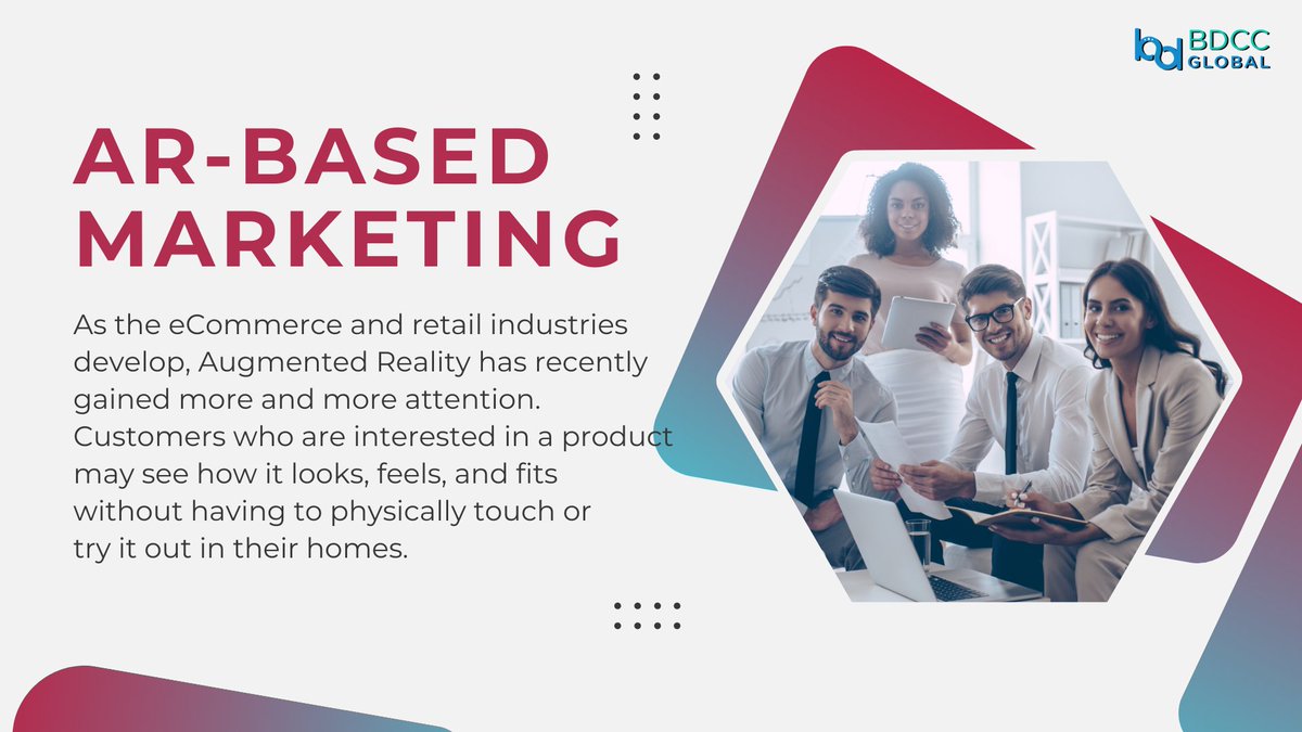 iamukeshb's tweet photo. Augmented Reality can be used in several marketing applications.
https://t.co/hyXGR3OJ5c
#AR #Marketing #marketingapplications #aws #devopsconsultant #devopscompaniesinuk #AugmentedReality #retailindustries #bdccglobal #businesscards #FridayVibes #weekendmood https://t.co/hgKfEPI7Z3