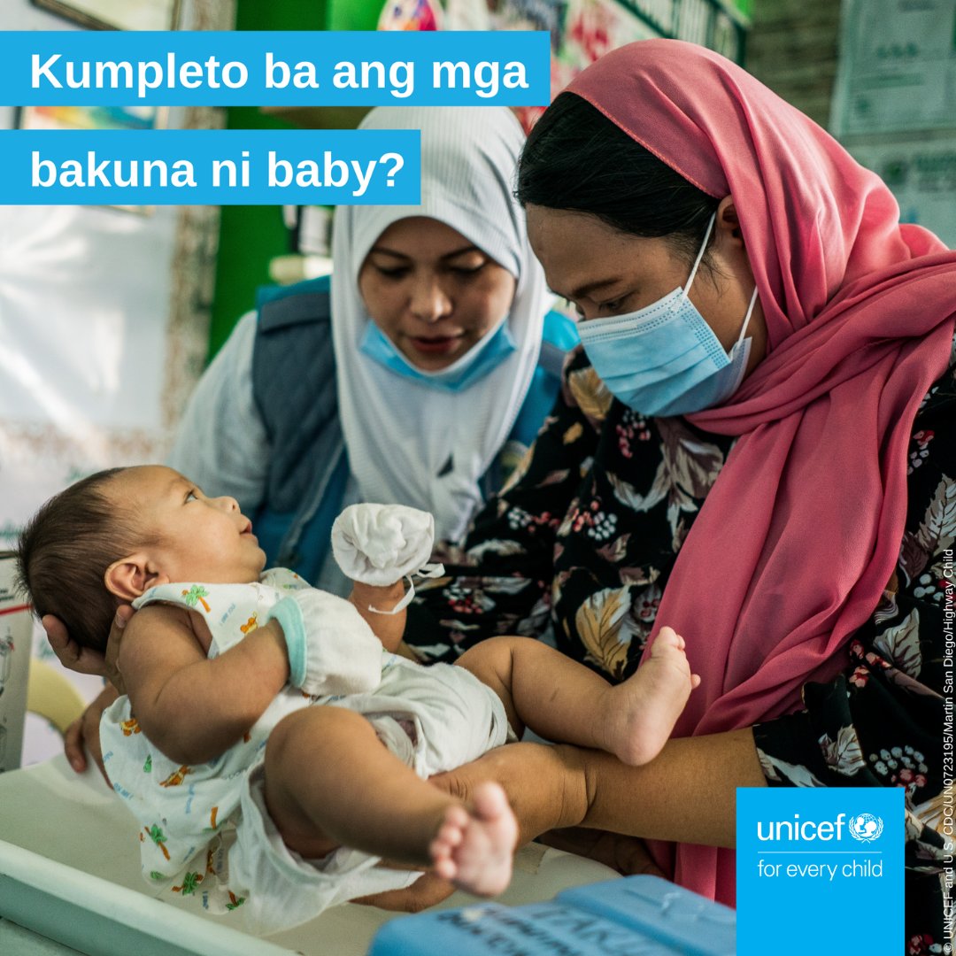 UNICEF Philippines on Twitter "Kumpletuhin ang bawat dose ng mga bakuna ni baby ayon sa