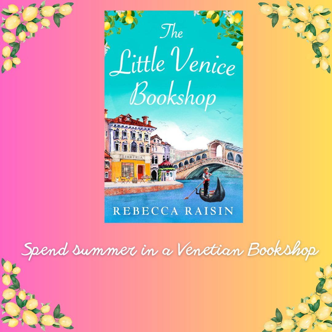 UK friends, The Little Venice Bookshop is 99p for a limited time! 
🍋 It’s a book for book lovers 
🍋 For dreamers 
🍋 For those who are still searching 
🍋 For the heart-on-sleeve type 
🍋 For those who believe in miracles 
🍋 And believe in true love 

amzn.to/3KhqOrP
