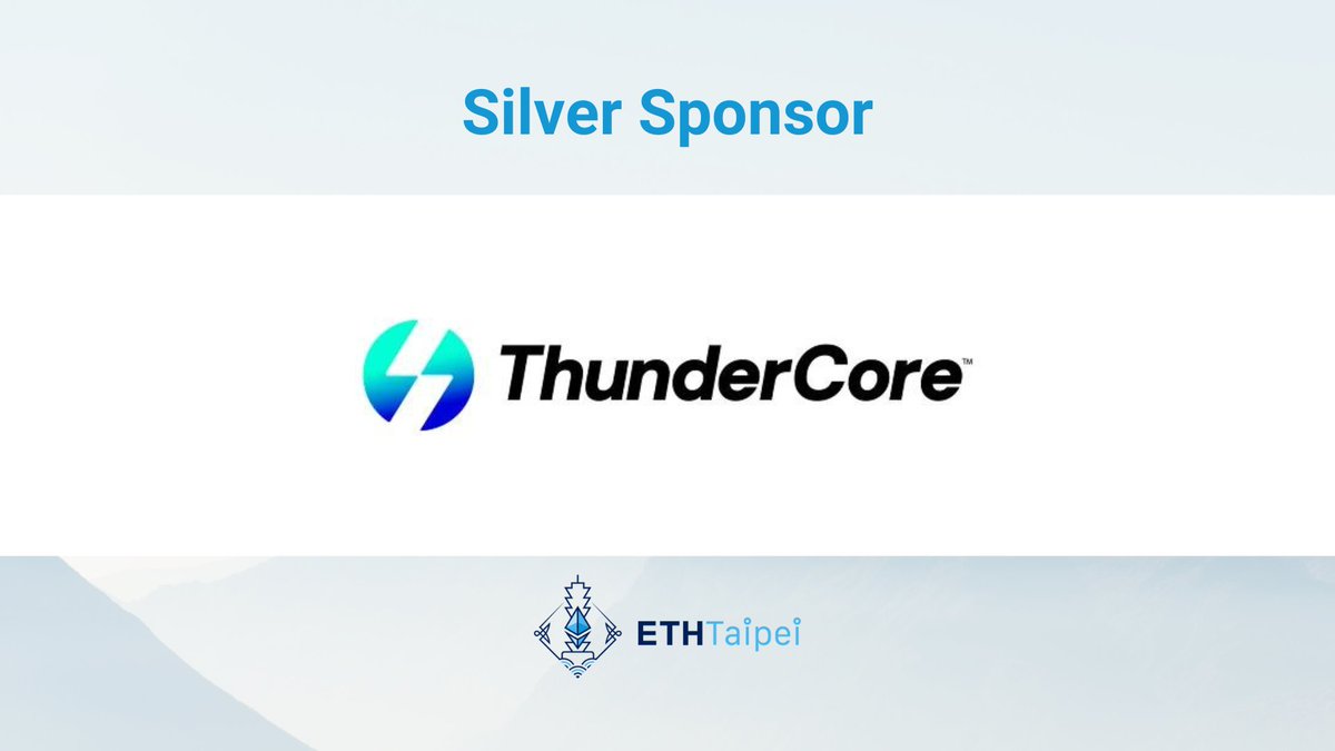 EthTaipei's tweet photo. 🎉 Excited to announce our silver sponsor @ThunderCoreLab!

They offer a high-performance blockchain platform that enables fast and secure transactions for decentralized applications. Thank you for supporting #ETHTaipei! https://t.co/eZNUwqicTC