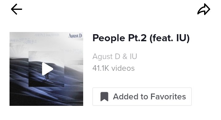 #People_Pt2 by #AgustD (feat #IU) audio has surpassed 41,1k+ videos on tiktok!

Please keep using the sound ‼️ 

📌 do NOT mute the song
📌 try posting non-BTS content + #People_Pt2 as song (to attract a wider audience!) let's make it viral‼️

#SUGA #슈가 #スガ #SUGAxIU