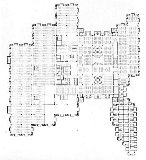 areasvellas's tweet photo. #Skidmore, #Owings & #Merrill...
Joseph Regenstein Library, Floor Plan, University of Chicago, Chicago, Illinois. 1968-70
#architecture #arquitectura #drawing #plan #SOM https://t.co/1JgUWSw4o6