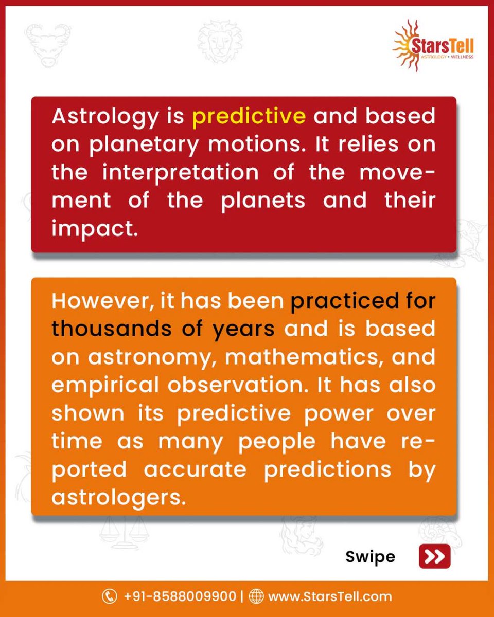 YourStarsTell's tweet photo. Is Astrology a Science? 🤔 Let's explore this question together!

Share your opinions in the comments below 👇 

#starstell #astrology #scienceornot #debate #letstalk #astro #thescience #scienceofastrology #predict #astrologer #predictions #astrologers #debated #hottopic #claim https://t.co/jhTYtIcAh3