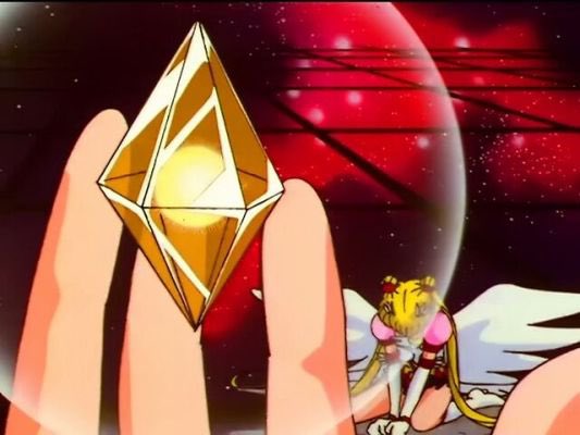 Shuttlecock's tweet image. Maybe just a coincidence but I wonder if Star Raiders inspired the look of Sailor Moon’s Golden Crystal &amp;amp; Star Seeds.

Also the planet Mortis in Star Wars: The Clone Wars. (Feels like this is something that Filoni might be inspired by)