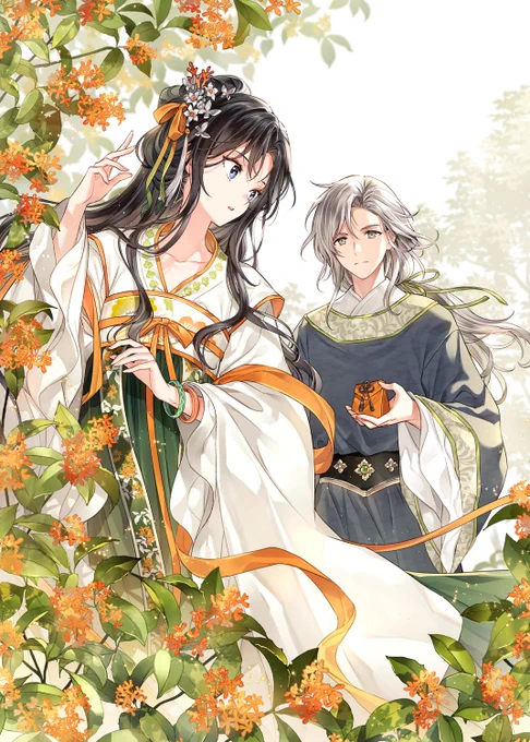 「稀色の仮面後宮」2巻の表紙イラストを描かせて頂きました。富士見L文庫様より4月14日頃発売予定、月刊コミックジーン5月号からコミカライズも連載開始です#稀色の仮面後宮 