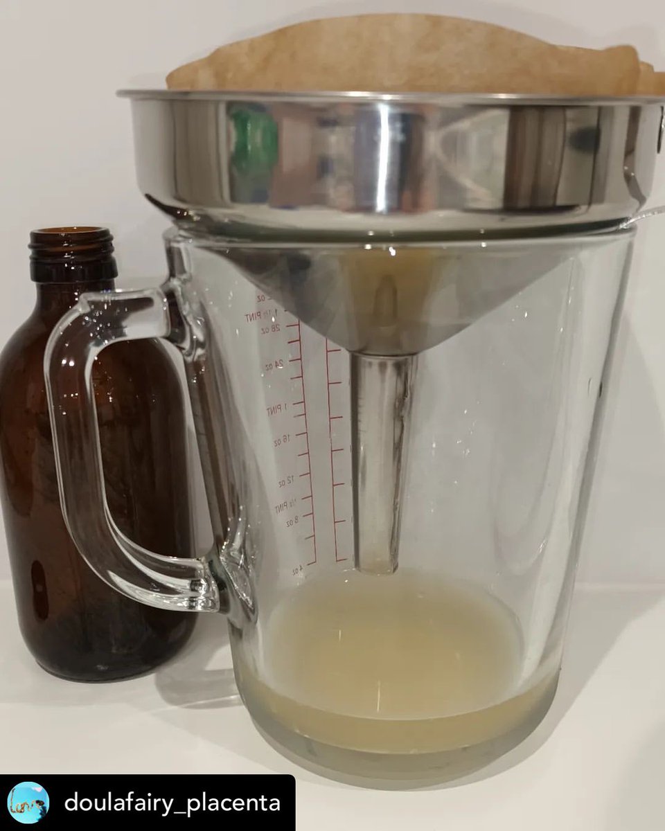 “The famous placenta tincture! I have to say, this is a favourite with returning clients. Once you know how great the pills are, they don't last forever &amp; you have the option to lengthen their use by years; it's a no-brainer! You can still have a tincture made if you’ve any pills