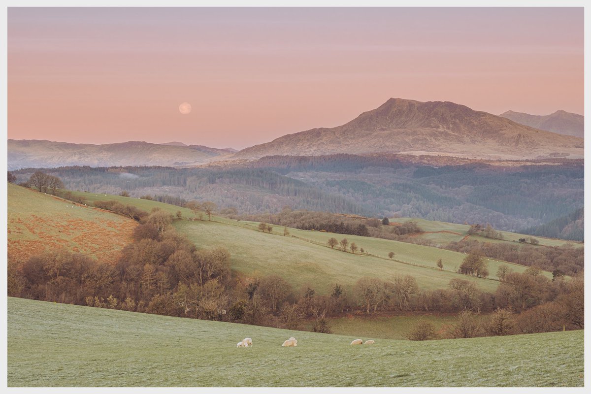 An early morning with <a href="/lawsmithphoto/">Lawrence Smith</a> last week to catch sunrise hitting the Snowdonia peaks. Little did we know we’d timed it perfectly to get a full moon setting at the same time!
<a href="/FujifilmUK/">FUJIFILM UK & Ireland</a> <a href="/BBCWales/">BBC Wales 🏴󠁧󠁢󠁷󠁬󠁳󠁿</a> <a href="/northwaleslive/">North Wales Live</a>