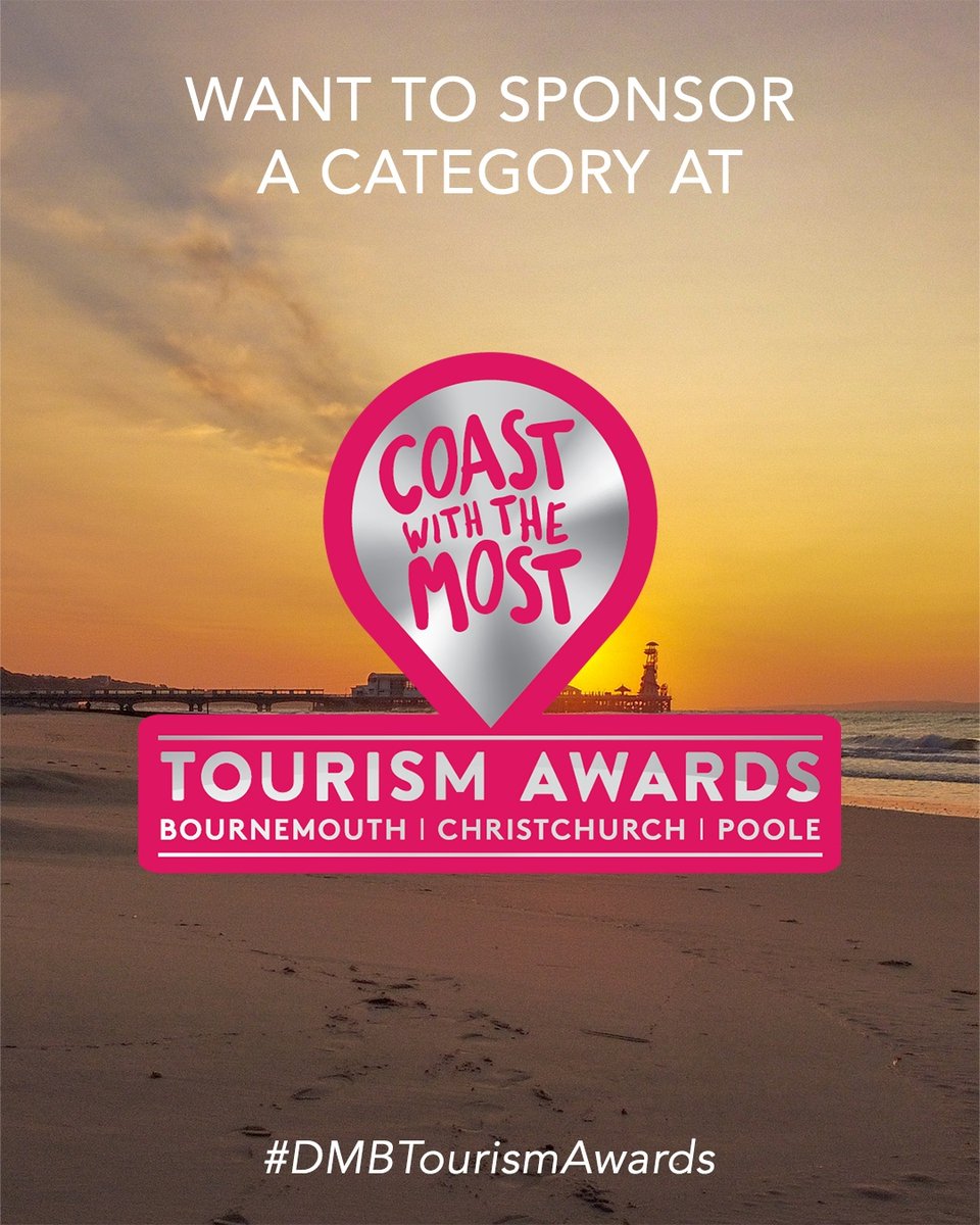 Want to become a category sponsor for the 2023 Bournemouth, Christchurch and Poole #DMBTourismAwards!

If your business is interested, please email info@dmb-tourismawards.co.uk 

dmb-tourismawards.co.uk

#LoveBournemouth #LoveXchurch #LovePoole
