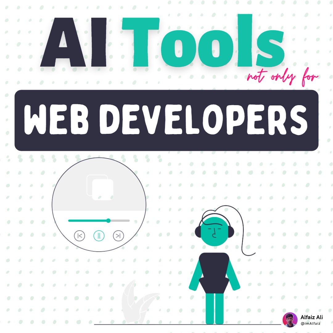 GPT 4 is phenomenal.

But here are 8 useful AI tools not only for Web developers 🧵↓

1. textblaze.me/moh — Texual task automation
2. durable.co — AI website builder
3. tldv.io  — AI meeting recorder...