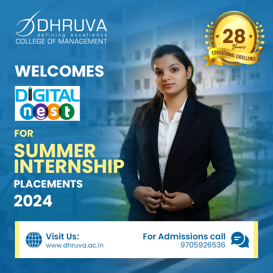 #summerinternship #summerinternship2023 #InternshipPlacement #internships #DigitalNest #dhruvacollegeofmanagement