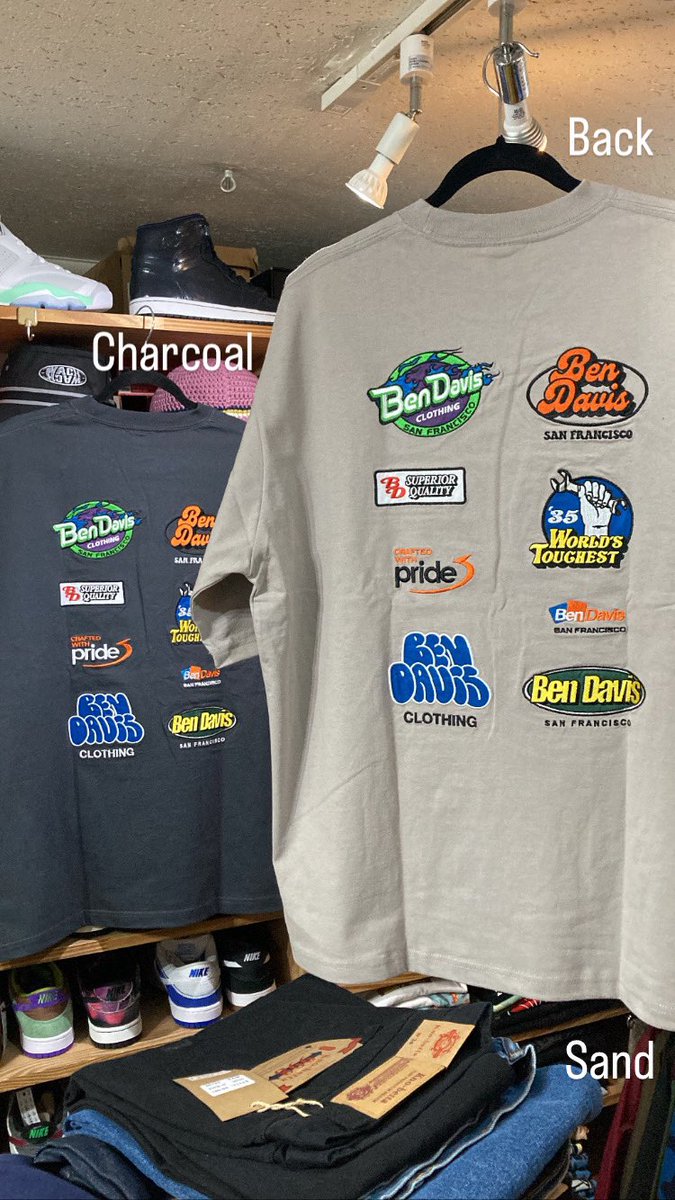 65kicks's tweet photo. ✅新着情報✅
BEN DAVIS OVERLAP TEE
BEN DAVIS BD PATCHES TEE
🎨🎨🎨
#kicksclan
#戸田公園
#戸田公園駅
#bendavis
#shortsleeve
#tee
#tshirts
#tshirt
#patche
#work
#summer
#2023summer
#ベンデイビス
#tシャツ
#シャツ
#新着
#新作
#入荷 https://t.co/pfFufxIA1R