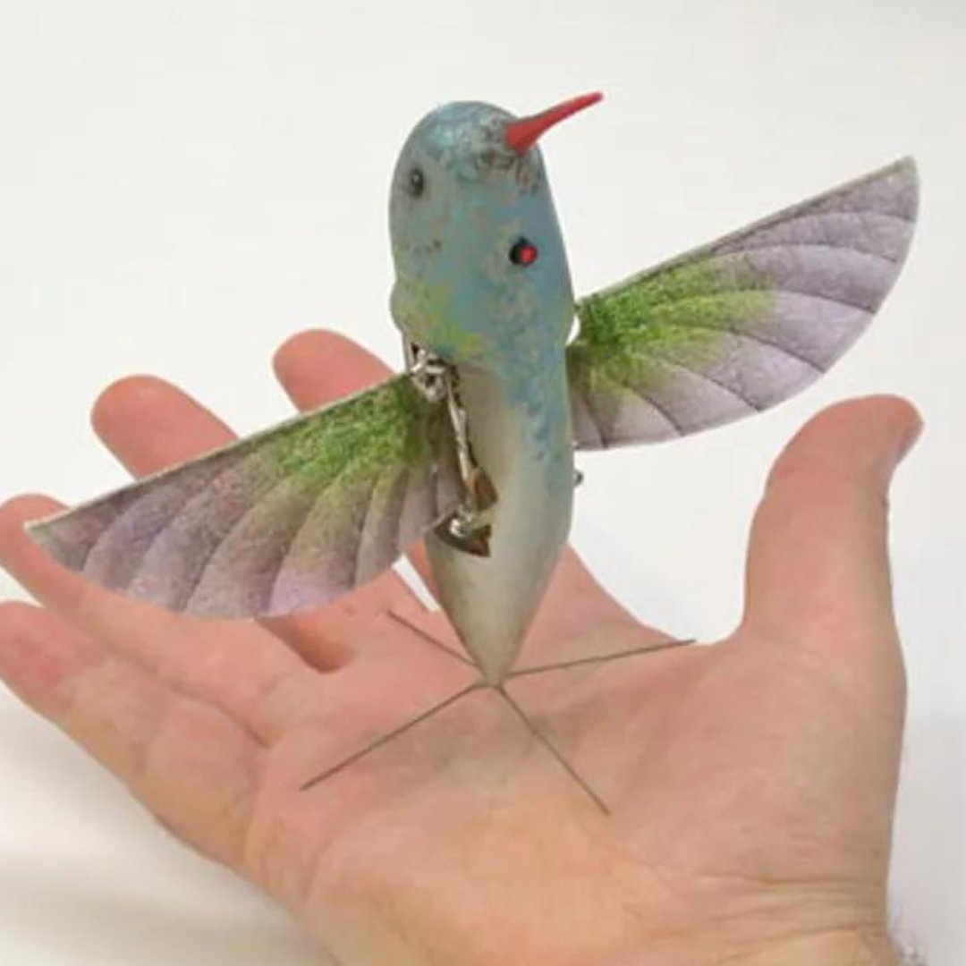 WildlifeDrones1's tweet photo. Inspired by biomimicry, these spy drones are designed to imitate the features of animals for better technology. AeroVironment developed a drone that looks like a hummingbird and weighs only 19 grams!
https://t.co/mZkW3RR7Jy

#SpyDrones #Biomimicry #Innovation #Surveillance https://t.co/DDWs0coJZN