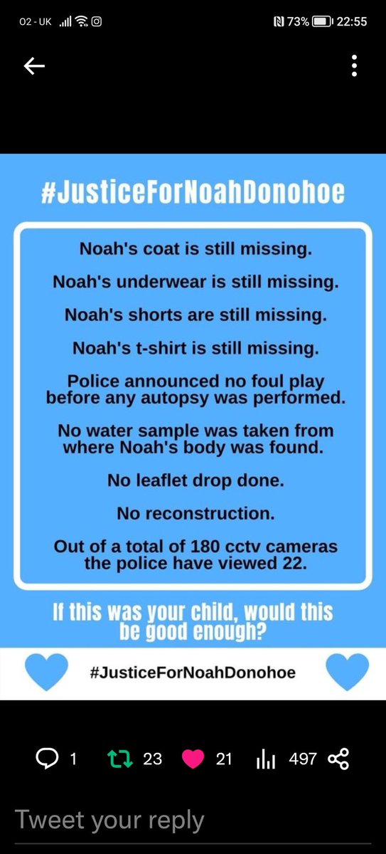 McmullanBrendan's tweet photo. #RememberMyNoah 
#JusticeForNoahDonohoe 
#ThruthForFiona
#NoahsArmy⚡
#Week146
#PresidentBiden
#Belfast
#UlsterUniversity
#NewCampus
#NoCCtv https://t.co/J7YEDqu9kq