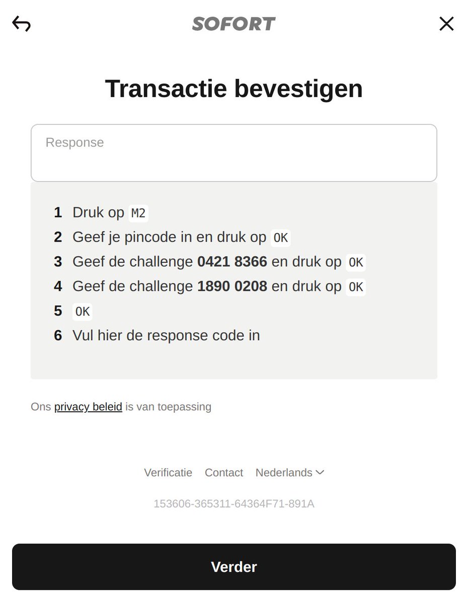 tomcanbe's tweet photo. Bank: genereer nooit codes op andere websites dan die van de bank!
@SofortGmbH (wordt gebruikt door @vlaamseoverheid om dienstenchequest te bestellen): Druk op M2, ...

Hoe verwacht je nu in godsnaam dat Oma of Opa dit kan onderscheiden van een echte #phishing site? https://t.co/0Fq7pX9yJ3