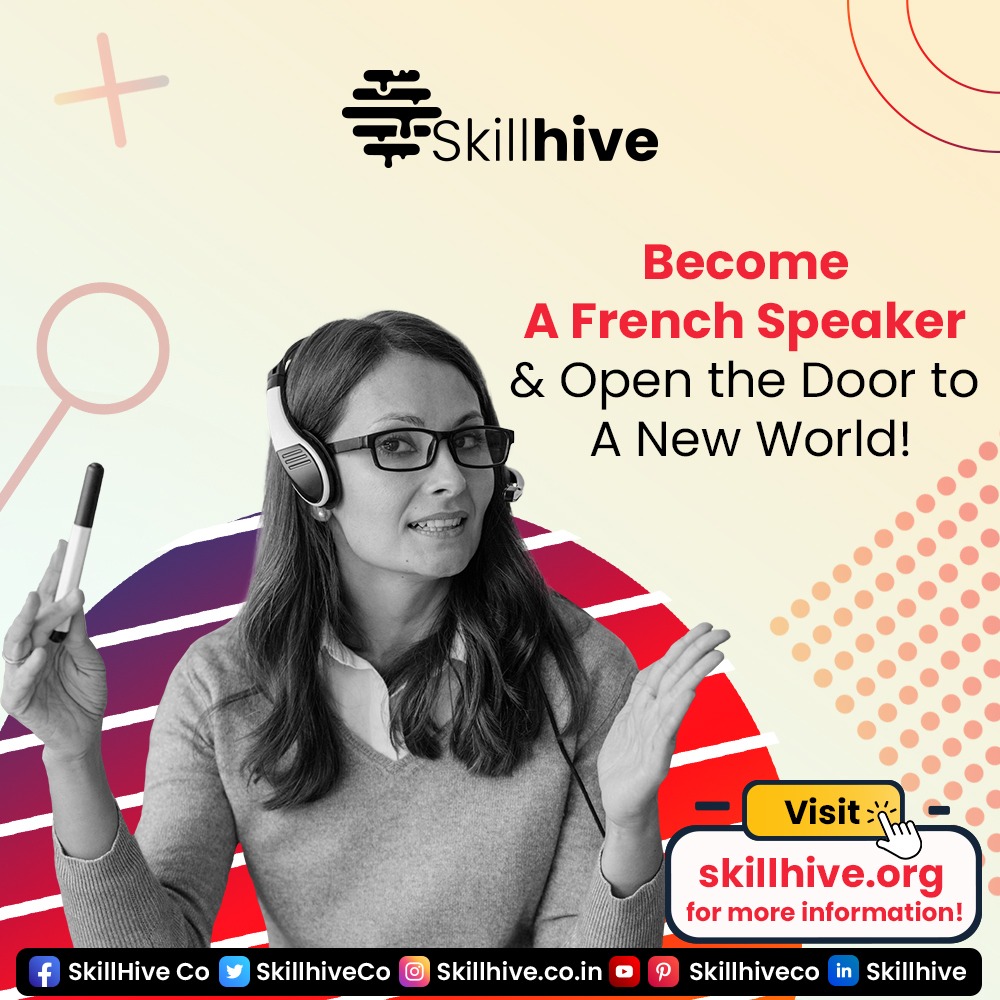 SkillhiveCo's tweet photo. Discover the beauty of the #French language &amp; culture with our language hobby classes. Join us today and expand your horizons!
Visit our website: https://t.co/g8ailcq9XP to learn more about our hobby classes!

#FrenchLanguage #LearnFrench #HobbyClasses #SkillHive #Hobby #Language https://t.co/JLIfQPoKId