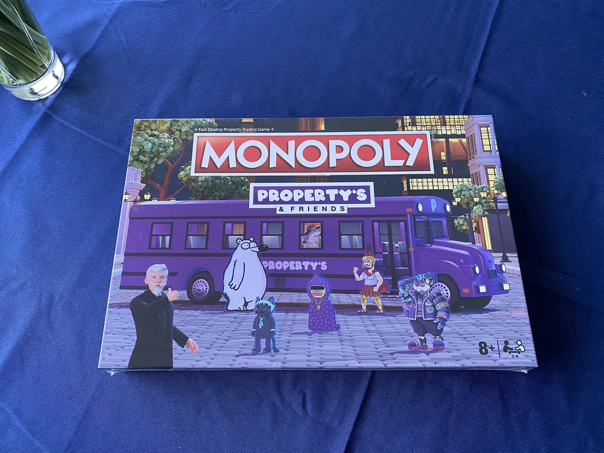 PapsIverson's tweet photo. Thanks @propertys_nft for sending me this awesome version of #monopoly. Can’t wait to play it with the family. https://t.co/Po3vyFW1dL