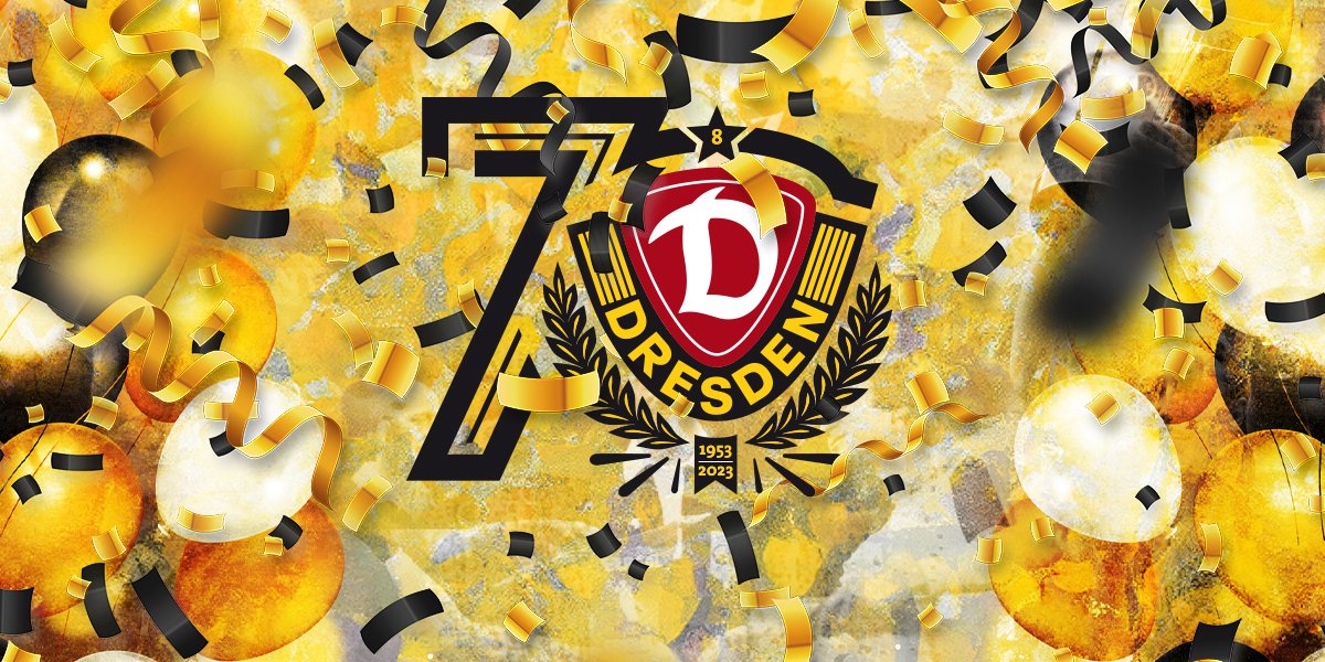 DynamoDresden's tweet photo. Heute vor 70 Jahren erblickte die SGD in der Schauburg das Licht der Welt! 🖤💛 Wir freuen uns auf alles, was die nächsten Tage &amp; Wochen noch zu bieten haben &amp; sagen jetzt schon einmal: Alles Gute zum Geburtstag, liebe Sportgemeinschaft. 🙌👉 https://t.co/wq9ufwp88t  #sgd1953 https://t.co/X0hVpnTZo1