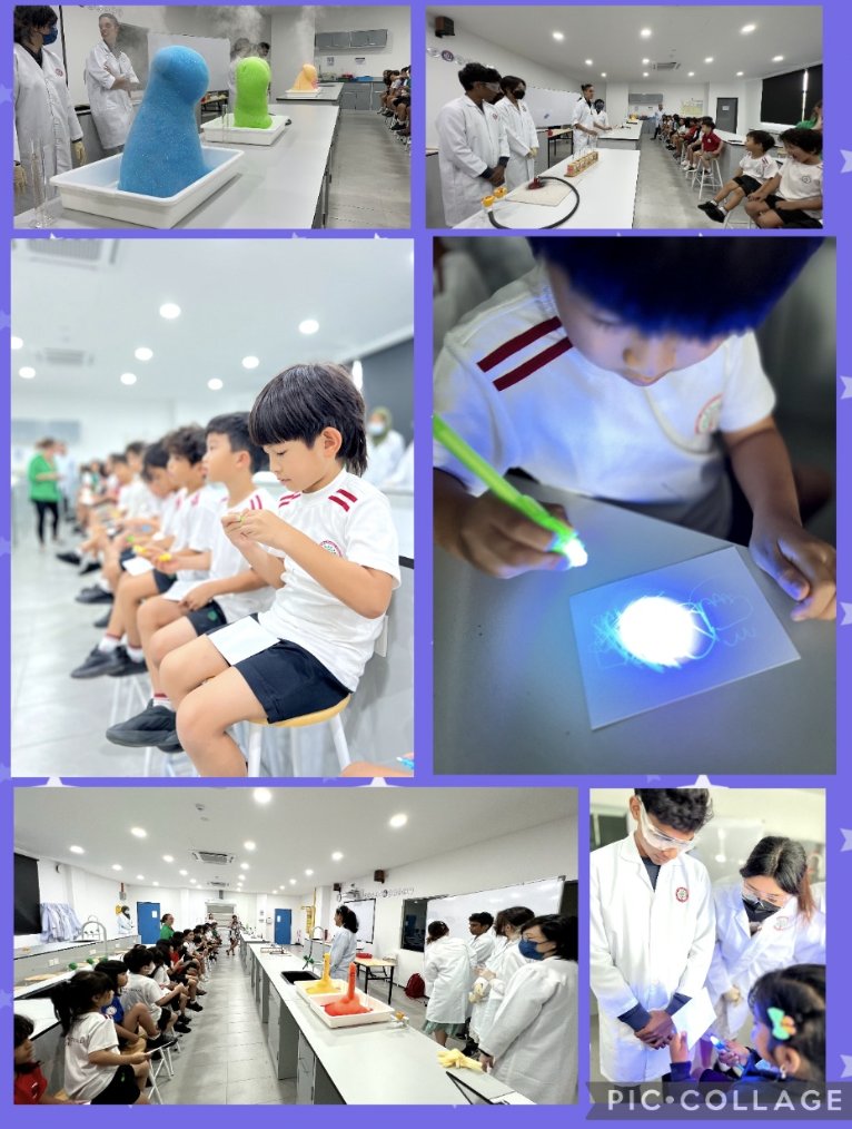 We were treated to a sparkly science spectacular in the science lab. In line with our IEYC topic Once Upon a Time, our Science Department put on a magical show of fireworks,invisible ink,sparkling fire and exploding elephant toothpaste.We were mesmerised! <a href="/HELPISKL/">HELP International School</a> <a href="/The_IEYC/">IEYC</a>