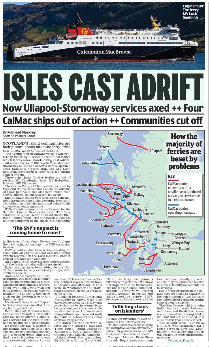 AgentP22's tweet image. Willie Rennie: ‘The ferry catastrophe is just like the crisis within the SNP. It’s all falling apart. 

🔥🔥🔥🔥🔥