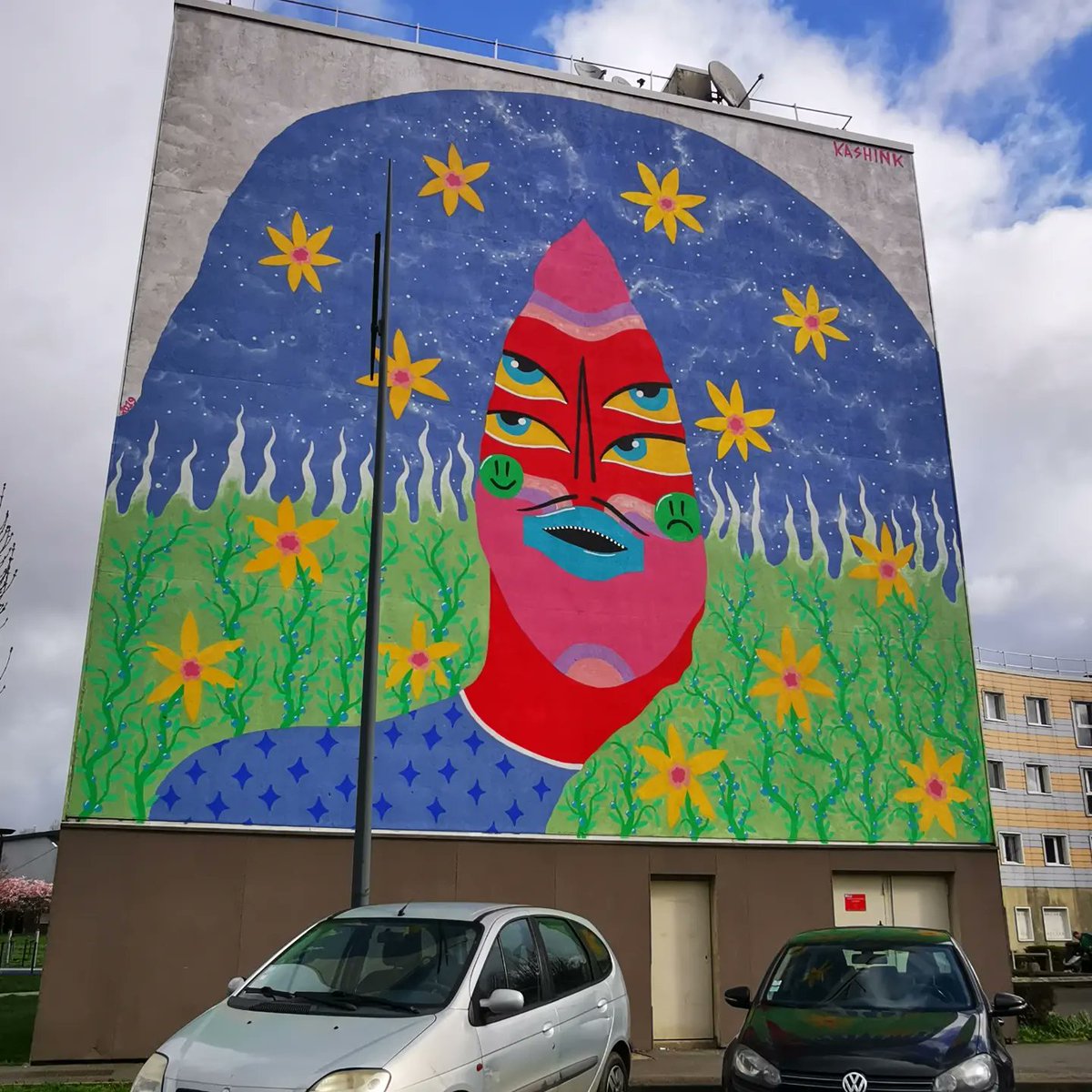 princessepepett's tweet photo. Triptyque #kashink à #grigny
#lagrandeborne
#streetart https://t.co/zD81Nfnwq7