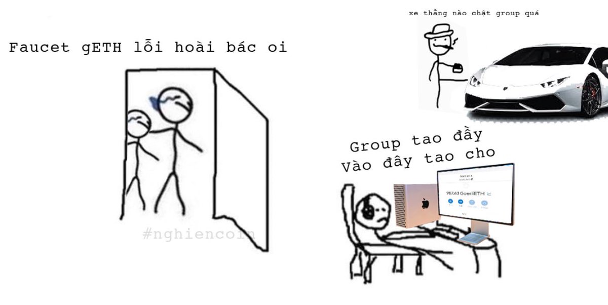 🚁#Airdrop 100 ETH testnet #Goerli Faucet khó có <a href="/nghiencoinvl/">Nghiện Coin - CryptoLifeStyle</a> lo

Để tiếp gas cho ae làm airdrop, 100 GoerliETH cho các member nhanh nhất, 0.5 gETH/member

Rule
✅Retweet Post này
✅Join Group Nghiện Airdrop: t.me/nghiencoingroup
✅Cmt ví $gETH và @ username tele👇

LFG!