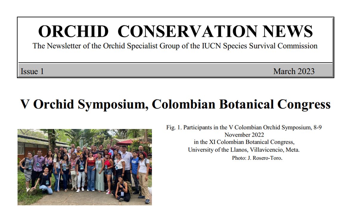 IUCN Orchid Specialist Group on Twitter "The March 2023 Newsletter is