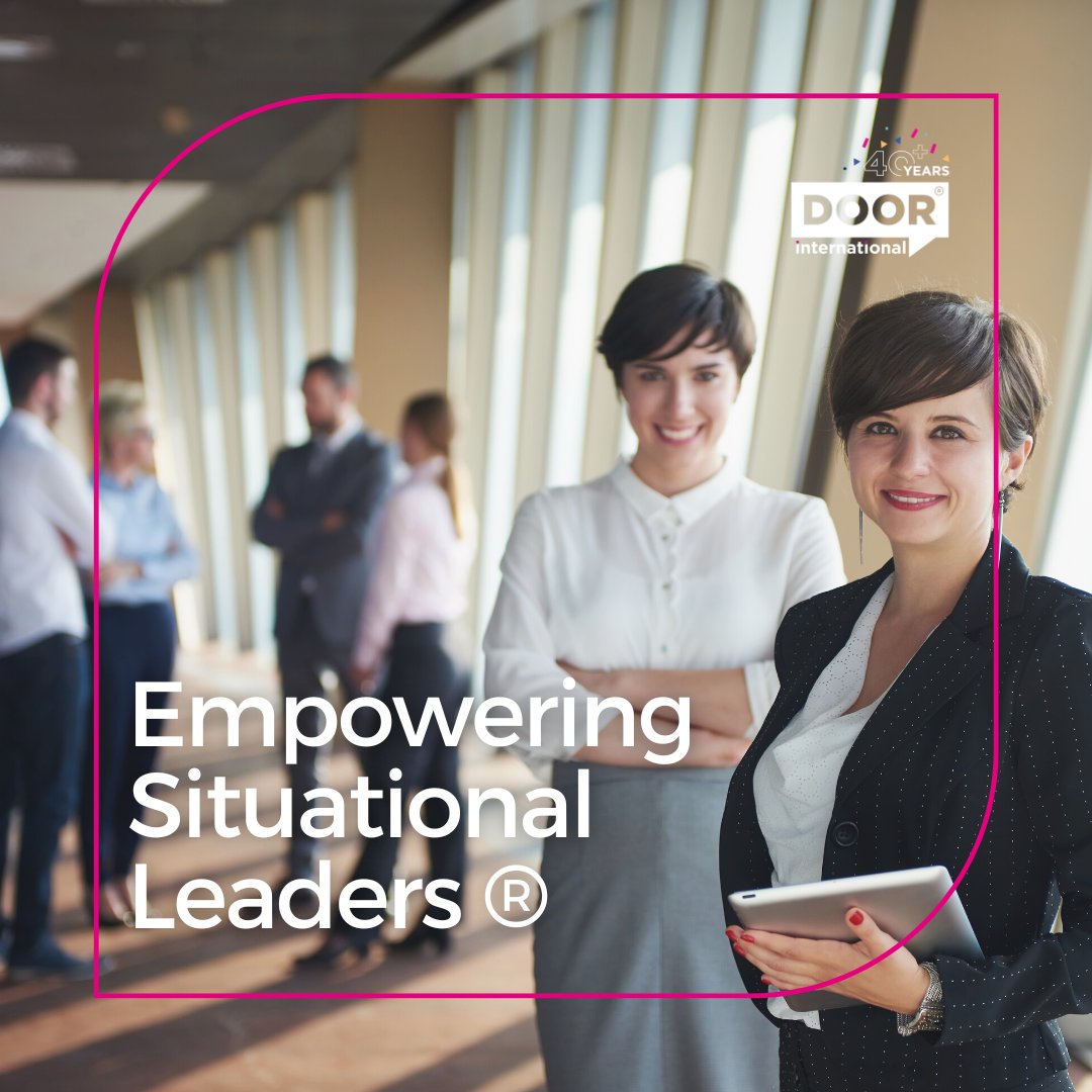 DOOR_Training's tweet photo. Effective #leadership isn't solely based on position or title. The Situational Leadership® model adjusts the leader's behavior to fit the needs of the team and the situation at hand. Empower your situational leaders today: https://t.co/fCAFa4PROM #SituationalLeadership#Training https://t.co/hFSyEwjgNs