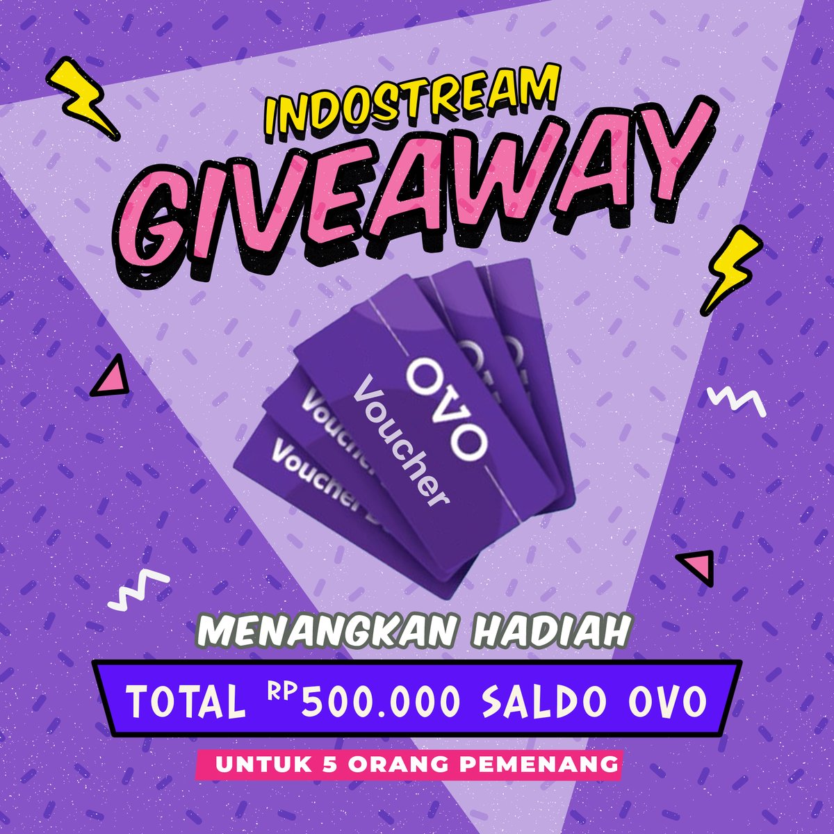 Rendis32's tweet photo. info lengkap klik disini https://t.co/YuSopI5Un0 #indostreamgiveaway #indostream https://t.co/veZpibclmY
