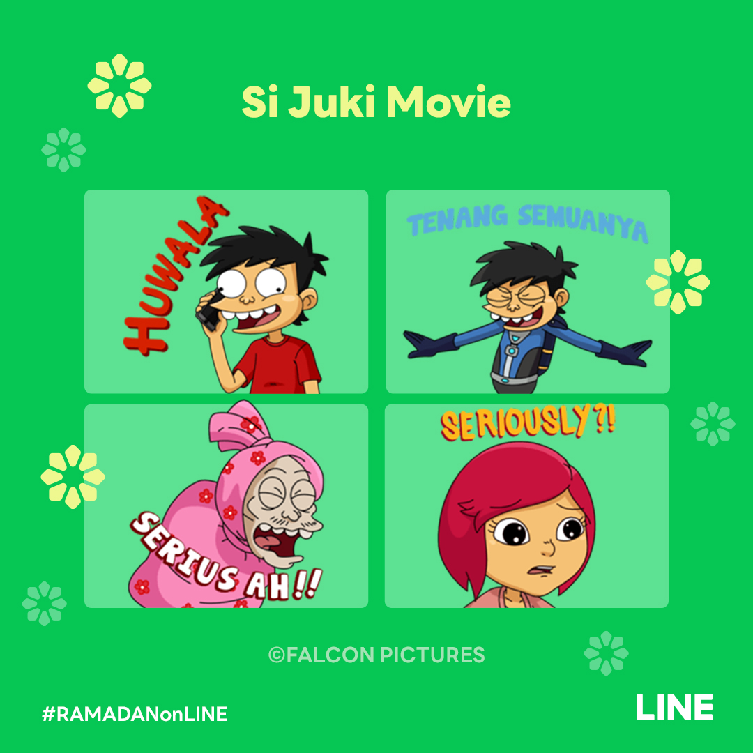 indo_line's tweet photo. Tonton filmnya, pake stickersnya dijamin bikin
#RAMADANonLINE kamu tambah seru! Yuk download
stickers dari film-film Indonesia favoritmu di LINE
store!
#LINE #LINEstickers https://t.co/GGrSUKm4Nl